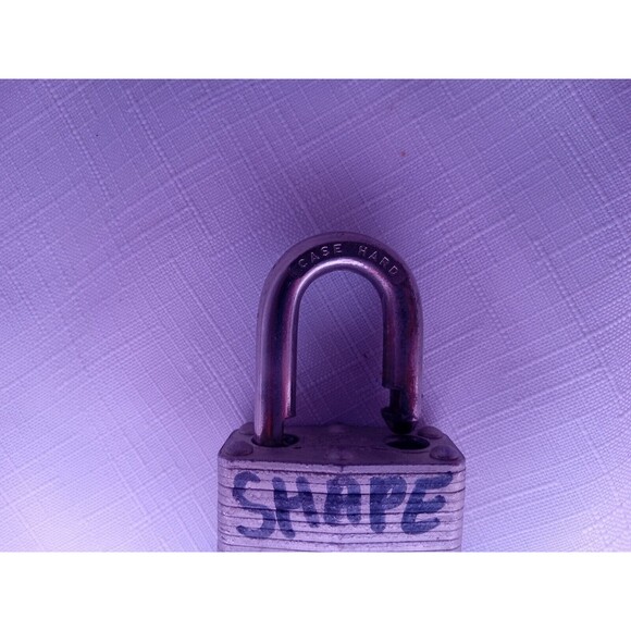 5/$25 Master Lock Padlock No 3 Master Lock Milwaukee Wis. 1” Shackle 3485 - Picture 5 of 6